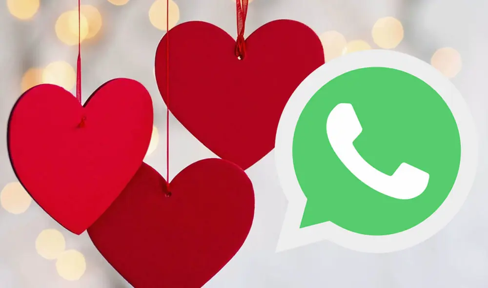 WhatsApp en modo San Valentín. Foto: composición Teknófilo