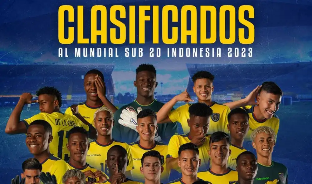 Ecuador clasificó al Mundial sub-20 de Indonesia. Foto: Twitter La Tri