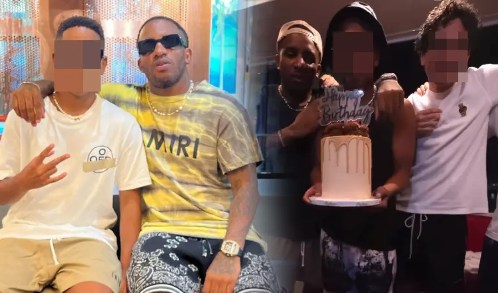 Jefferson Farfán celebró a lo grande el cumpleaños 15 de su hijo Adriano. Foto: composición/Jefferson Farfán