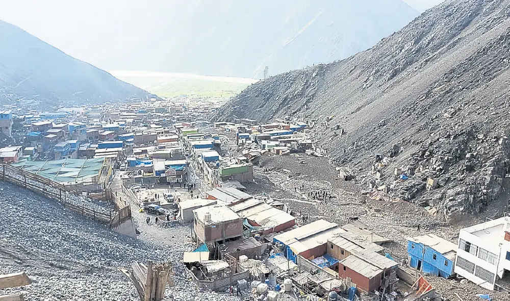 Huaicos. Pobladores tendrían que trasladarse a otro terreno debido a que el actual es una quebrada peligrosa. Foto: La República