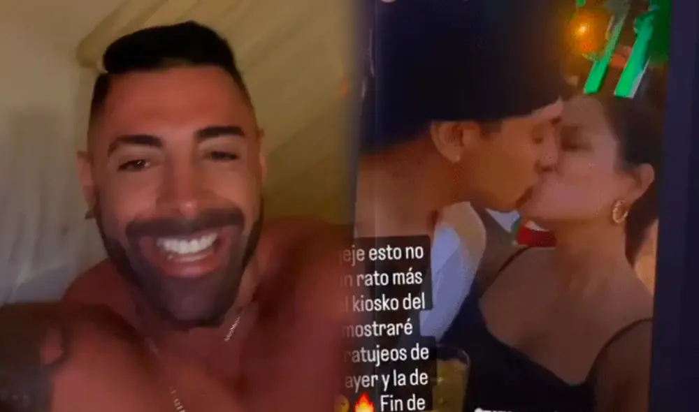 Sebastián Lizarzaburu resta importancia a beso de Andrea San Martín. Foto: captura/Instagram Sebastián Lizarzaburu resta importancia a beso de Andrea San Martín. Foto: captura/Instagram