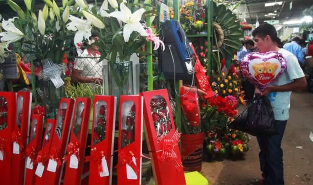 Las flores son uno de los productos más demandados en San Valentín. / Foto: Andina