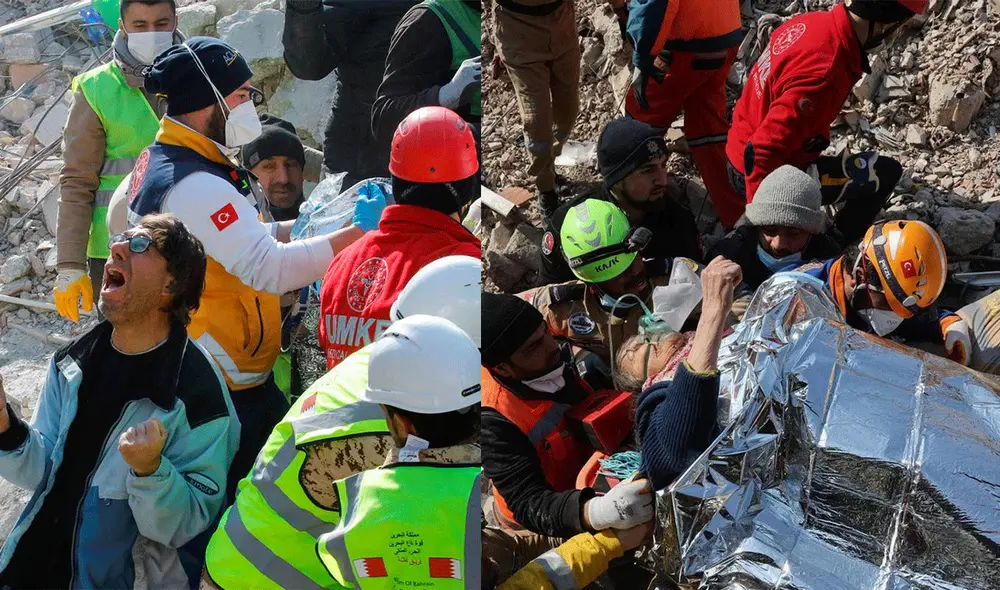 Fue su hijo quien advirtió a gritos el hecho y junto a los socorristas pudieron salvarla. Foto: composición LR / El Periódico