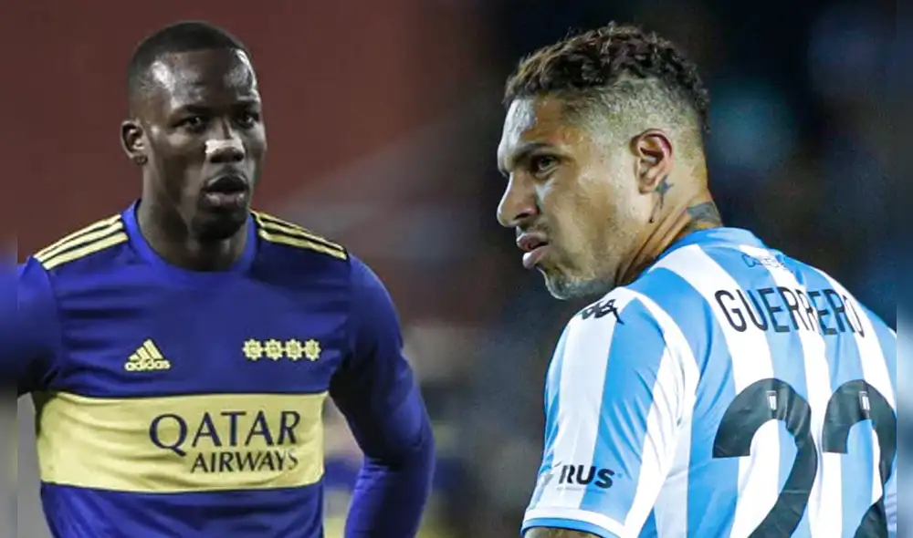 Paolo Guerrero y Luis Advíncula disputarán la Copa Libertadores con Racing y Boca Juniors, respectivamente. Foto: composici{on LR/Twitter/AFP