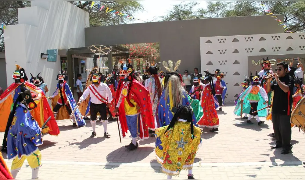 En el Museo de Túcume se realizaron diferentes representaciones culturales como la Danza de los Diablicos. Foto: Museo de Túcume En el Museo de Túcume se realizaron diferentes representaciones culturales como la Danza de los Diablicos. Foto: Museo de Túcume