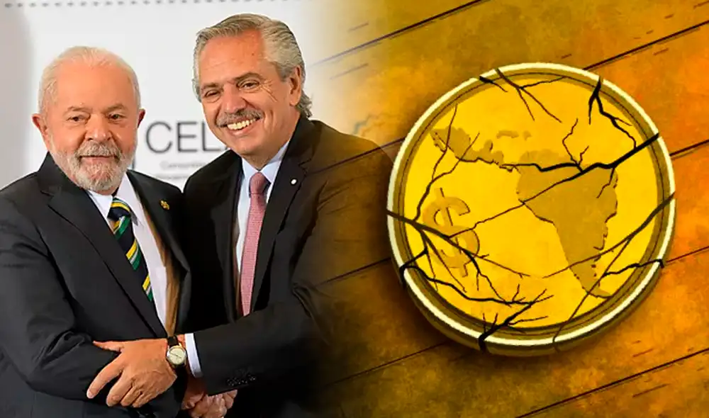 Argentina y Brasil quieren una moneda única denominada “Sur” para no depender del dólar estadounidense. Foto: composiciónLR/AFP Argentina y Brasil quieren una moneda única denominada “Sur” para no depender del dólar estadounidense. Foto: composiciónLR/AFP