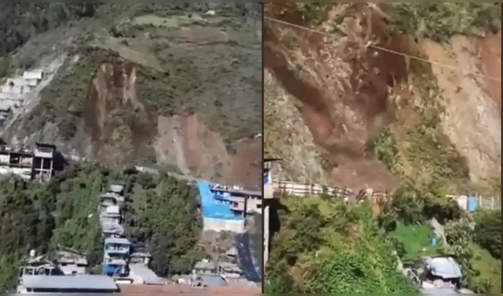 El deslizamiento de cerro en Retamas dejó decenas de damnificados. Foto: composición/ La República