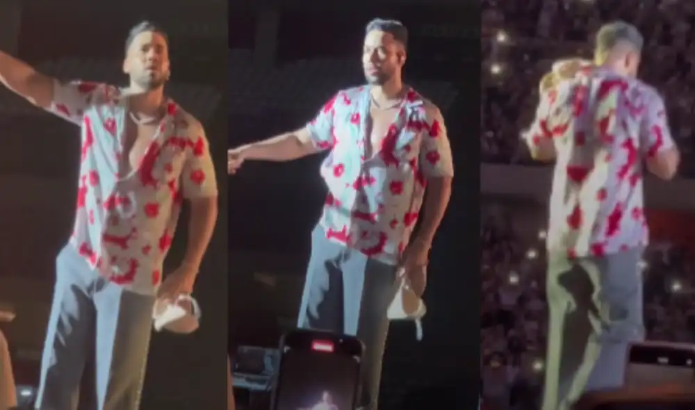 Romeo Santos hizo vibrar a sus más fieles fanáticos durante concierto en Lima. Foto: Captura Tiktok