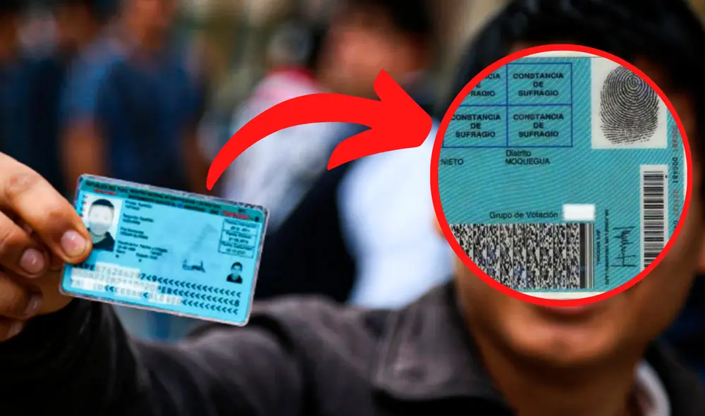 Conoce qué significan los códigos de barras ubicados al reverso del DNI. Foto: composición LR/La República