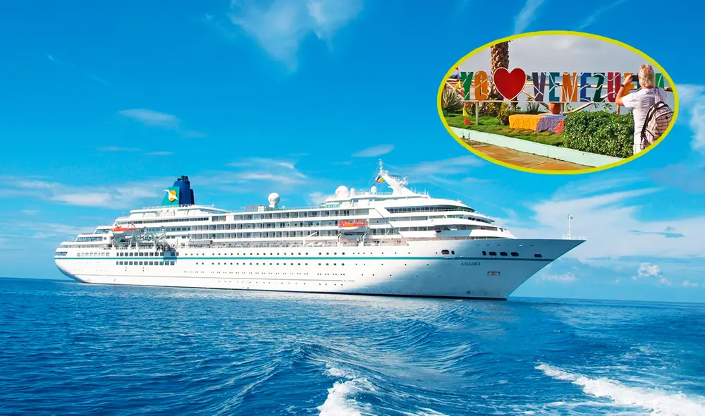 El crucero arribó en el puerto El Guamache, en la isla Margarita. Foto: composición LR / Va de barcos / Euronews