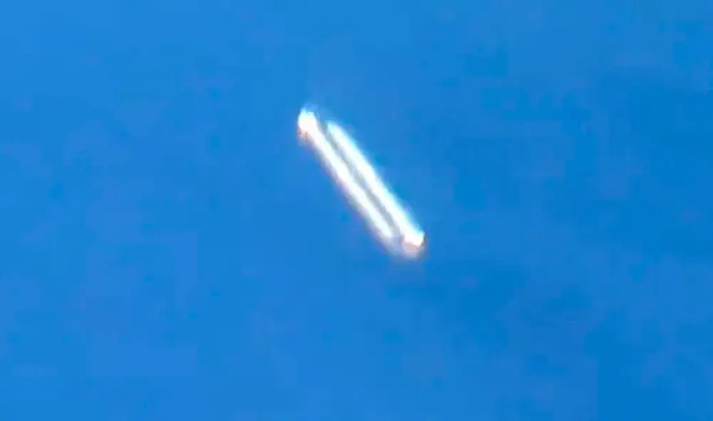 Los ovnis avistados en EE. UU. y Canadá tienen distintas formas. En esta imagen, un objeto avistado en 2012, que resultó ser un globo lanzado por Google. Foto: East Kentucky Broadcasting