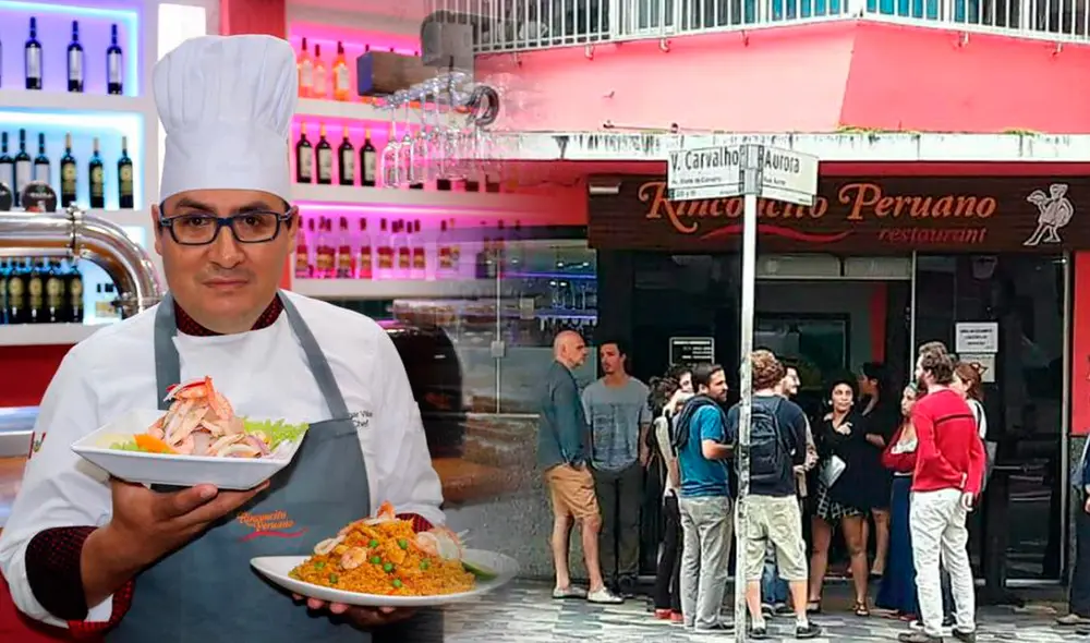 Edgard Villar tomó todos sus ahorros para crear su primer restaurante junto con su esposa. Foto: composición LR/Rinconcito Peruano/Facebook