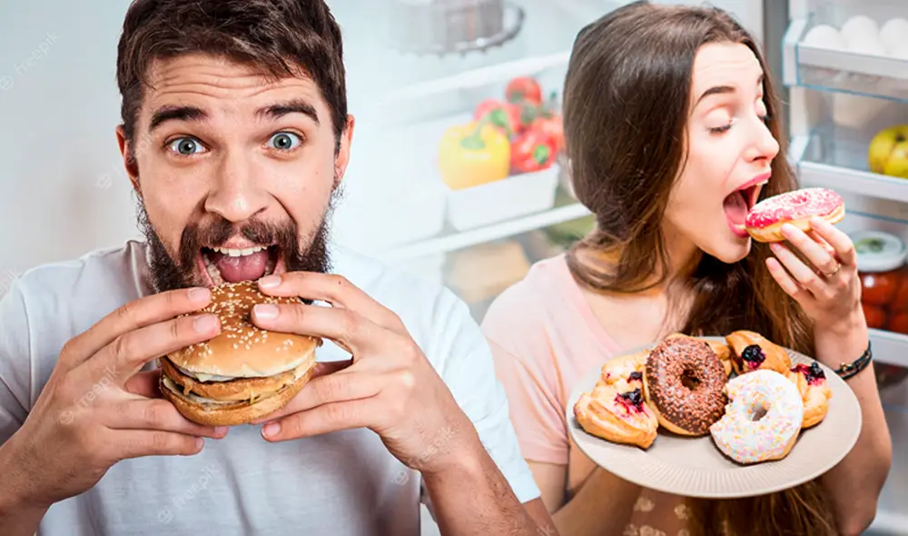 Algunas personas se caracterizan por ser delegadas a pesar de que comer altas cantidades de calorías a diario. Foto: composición LR/DiarioFemenino