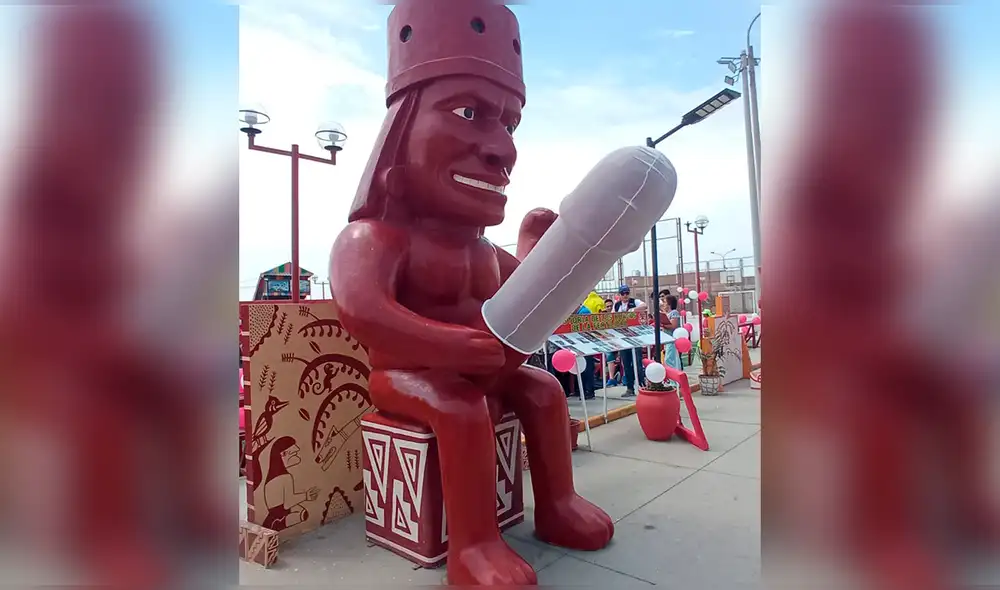 El también huaco de la fertilidad se convirtió en el protagonista de la jornada. Foto: Sergio Verde/URPI-LR El también huaco de la fertilidad se convirtió en el protagonista de la jornada. Foto: Sergio Verde/URPI-LR