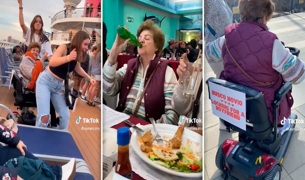 El clip del viaje logró acumular más de 600.000 visualizaciones en TikTok. Foto: composición LR/captura de TikTok/@aynes.mx