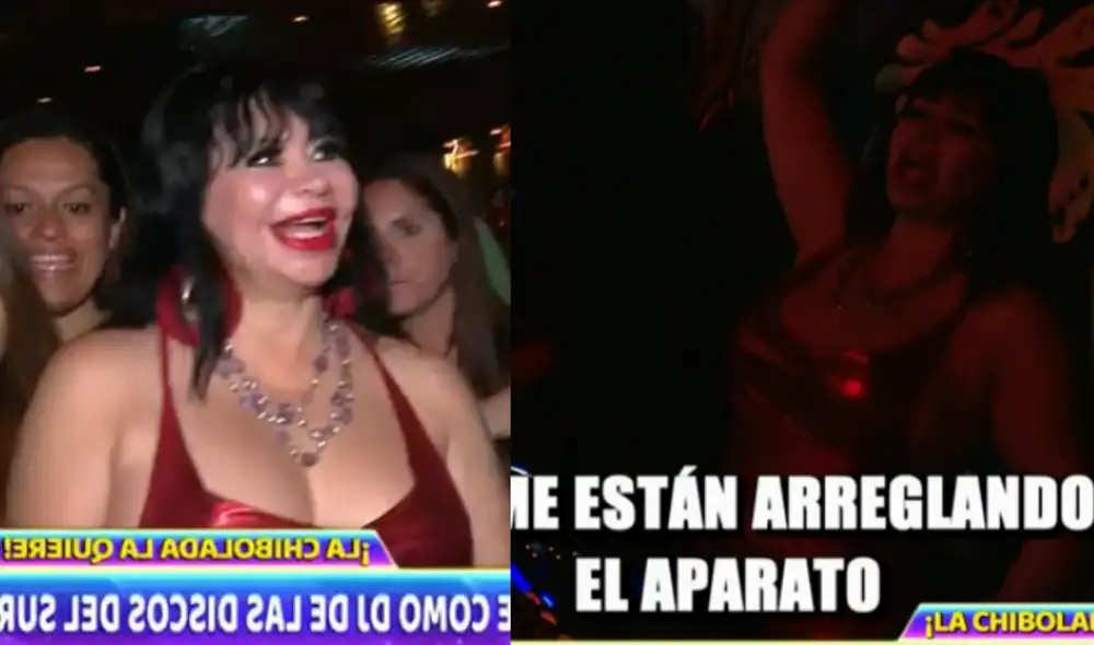 Susy Díaz la rompe en discotecas del sur. Foto: composición LR/captura de ATV