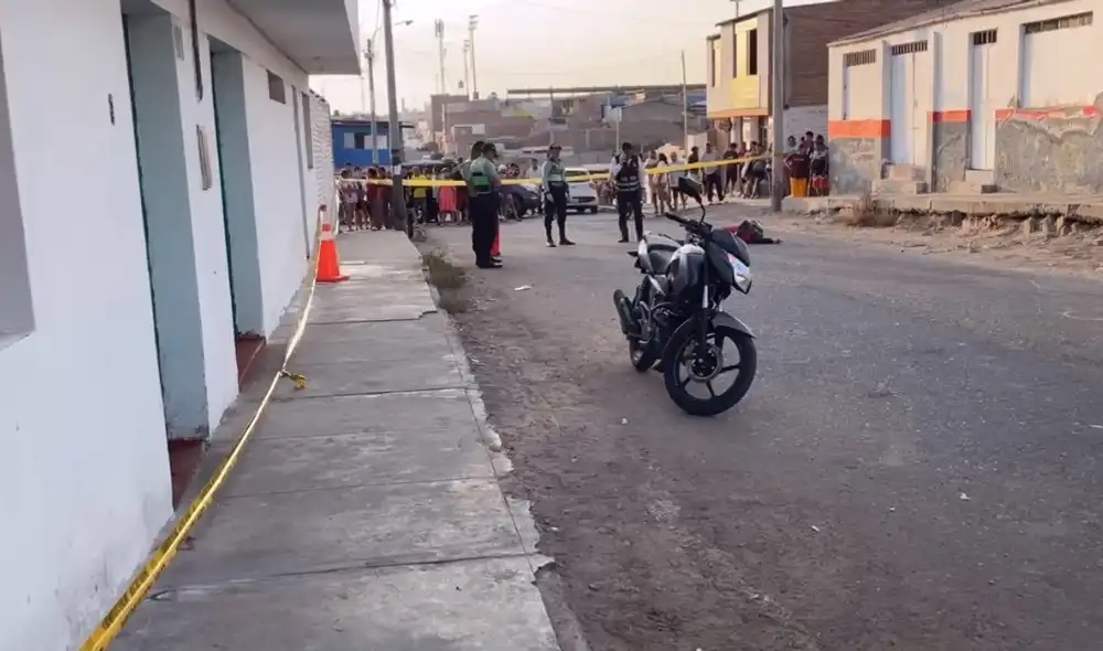 Ajuste de cuentas. Víctima se hallaba conduciendo su moto.