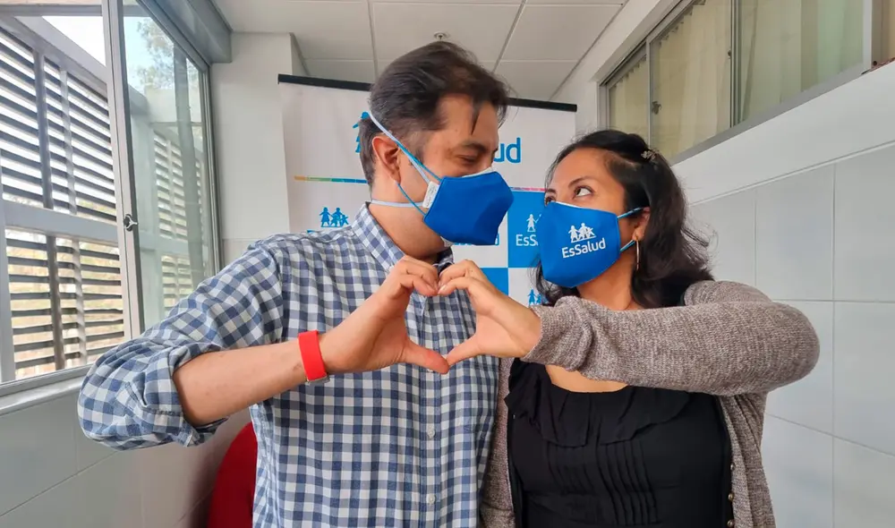 Trasplante de corazón exitoso permite a ciudadano celebrar el Día de San Valentín junto a su pareja. Foto: Omar Coca/URPI-LR - Video: La República