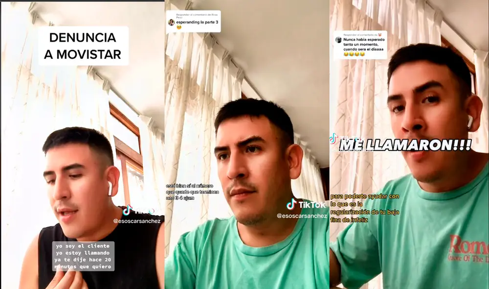 El tiktok se hizo viral por las insistencias de las teleoperadoras. Composición LR/TikTok @Esoscarsanchez El tiktok se hizo viral por las insistencias de las teleoperadoras. Composición LR/TikTok @Esoscarsanchez