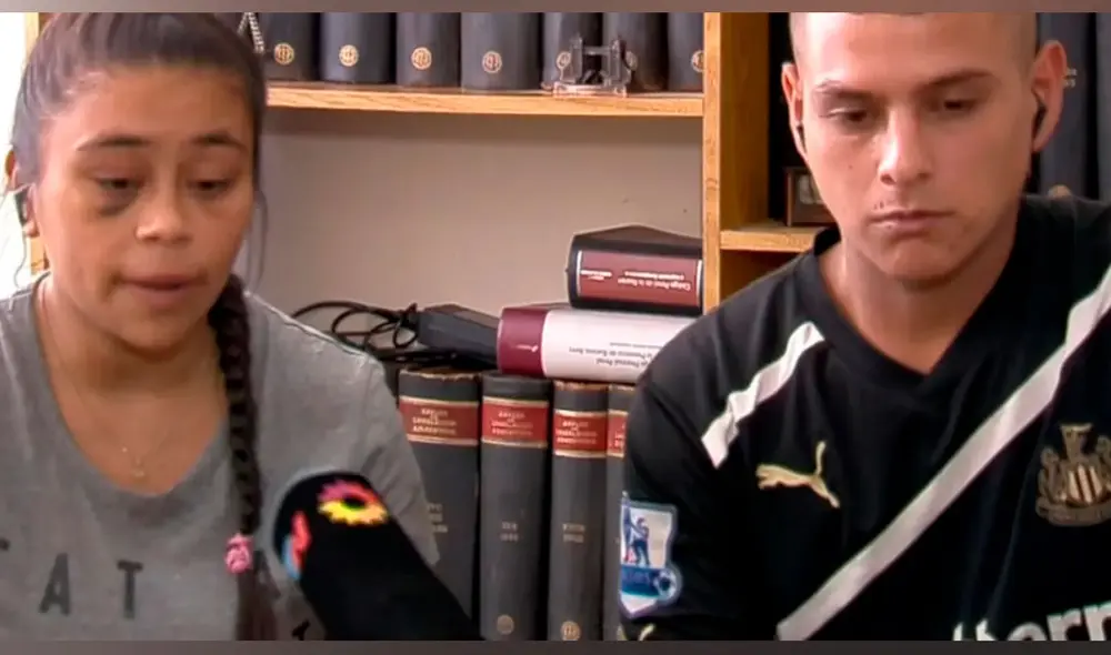 Gabriel y Layla son los padres de la bebé que murió por un problema cardiaco, pero en el Hospital Balestrino emitieron un informe falso. Foto: captura/eltrece Gabriel y Layla son los padres de la bebé que murió por un problema cardiaco, pero en el Hospital Balestrino emitieron un informe falso. Foto: captura/eltrece