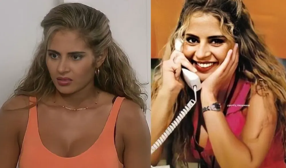 Estefanía Gómez con su personaje Aura María en "Yo soy Betty, la fea". Foto: composición LR/Instagram Estefanía Gómez con su personaje Aura María en "Yo soy Betty, la fea". Foto: composición LR/Instagram