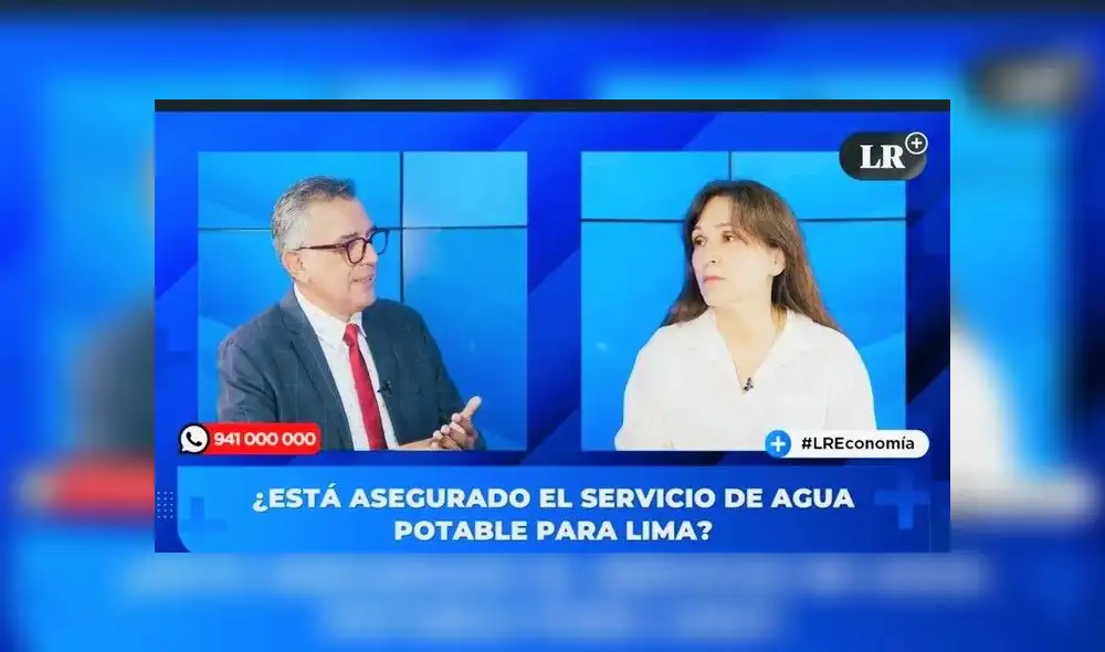 Luisa Eyzaguirre, secretaria general del Sindicato Único de Trabajadores de Sedapal. Foto: captura/LR+ Economía Luisa Eyzaguirre, secretaria general del Sindicato Único de Trabajadores de Sedapal. Foto: captura/LR+ Economía