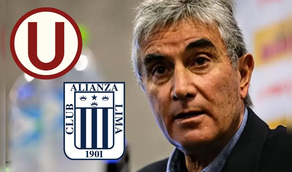 Juan Carlos Oblitas vistió la camiseta de Universitario de Deportes en su etapa de futbolista. Foto: composición LR/Andina