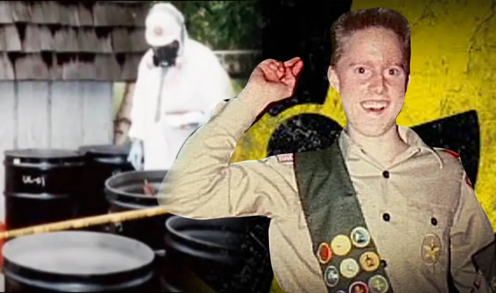 David Hahn, a sus 17 años de edad, creó un peligroso artefacto. Foto: composición LR/ captura de Weird History /YouTube Reactor Nuclear Casero.