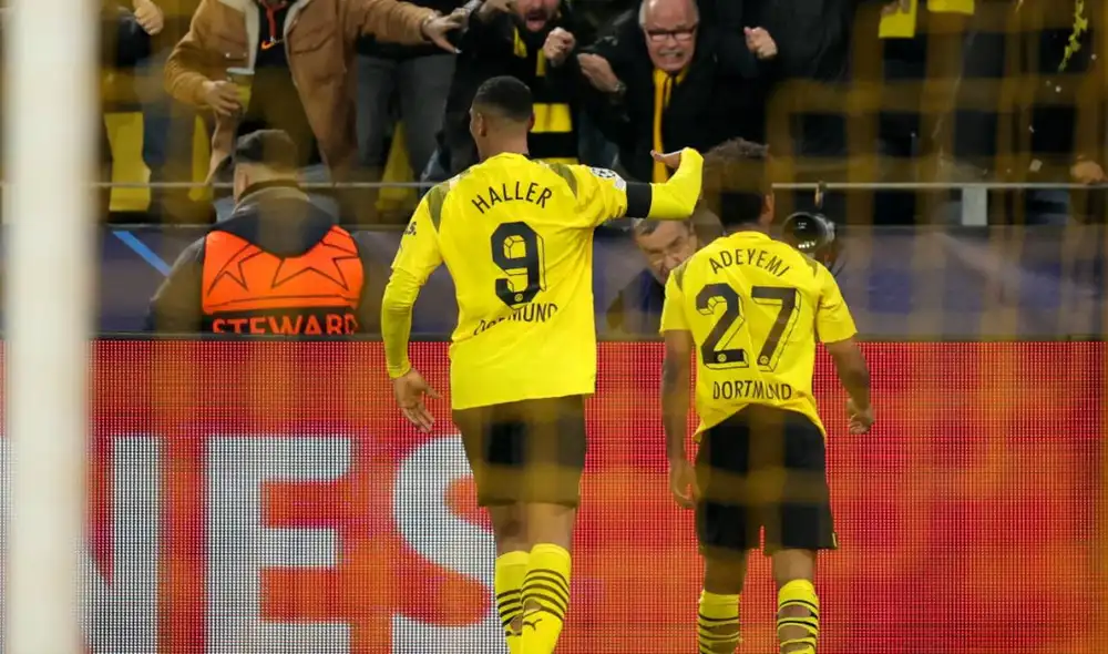 Adeyemi convirtió el tanto de la victoria para el Borussia Dortmund. Foto: EFE Adeyemi convirtió el tanto de la victoria para el Borussia Dortmund. Foto: EFE