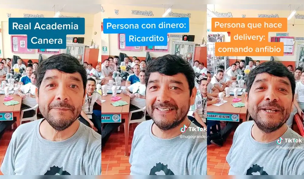 El video superó las 720.700 reproducciones en la plataforma. Foto: composición Lol/captura de TikTok/@hugograndez El video superó las 720.700 reproducciones en la plataforma. Foto: composición Lol/captura de TikTok/@hugograndez