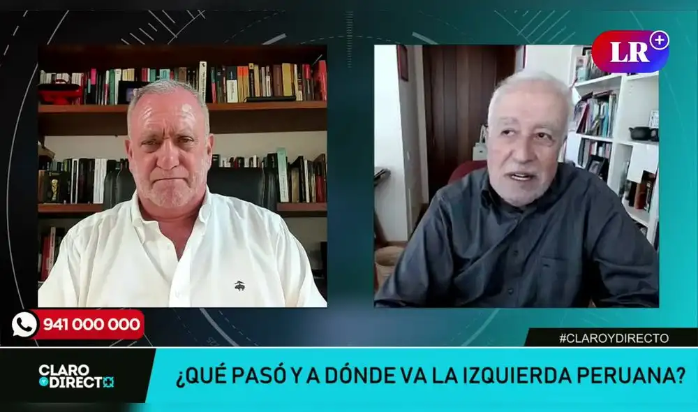 Augusto Álvarez Rodrich en "Claro y directo". Foto: captura LR+ - Video: LR+ Augusto Álvarez Rodrich en "Claro y directo". Foto: captura LR+ - Video: LR+