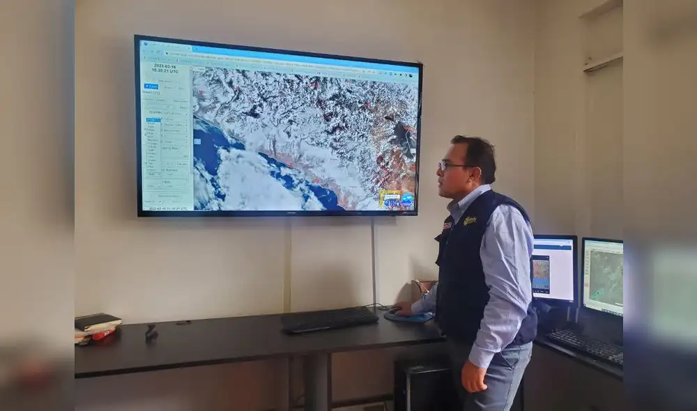 El especialista del Servicio Nacional de Meteorología e Hidrología (Senamhi) en Arequipa, José Ticona. Foto: Leonela Aquino/URPI.