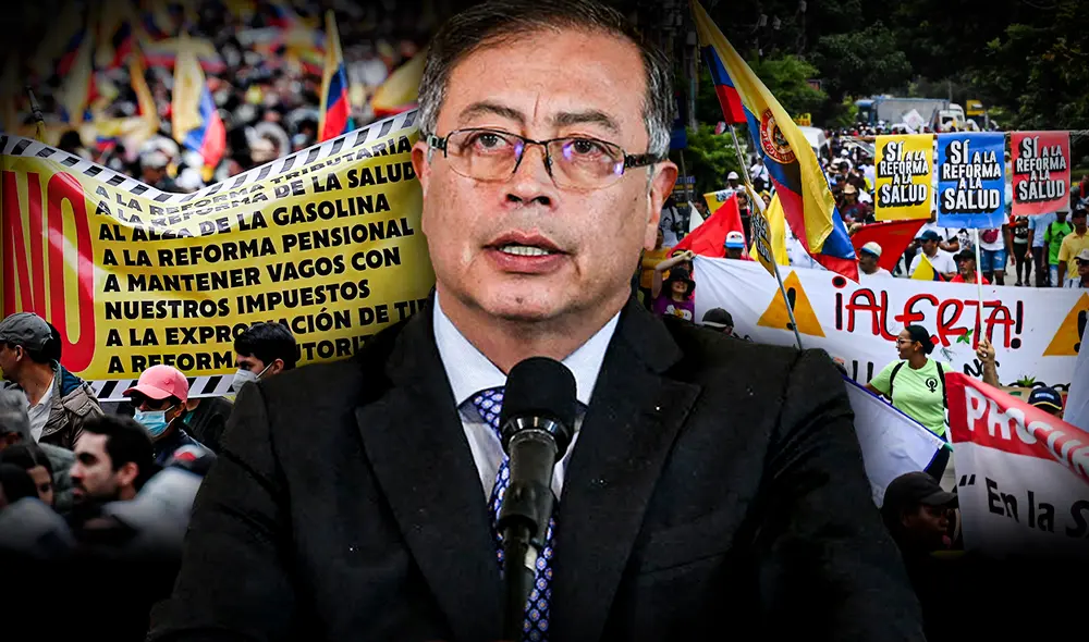 Gustavo Petro busca cambiar su país a través de reformas profundas. Foto: composición de Jazmín Ceras/La República/AFP Gustavo Petro busca cambiar su país a través de reformas profundas. Foto: composición de Jazmín Ceras/La República/AFP