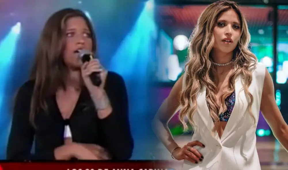 Anna Carina Copello interpretó una canción de Pedro Suárez Vértiz durante Viña del Mar de 1998. Foto: composición LR/Anna Carina Copello/Instagram/América TV Anna Carina Copello interpretó una canción de Pedro Suárez Vértiz durante Viña del Mar de 1998. Foto: composición LR/Anna Carina Copello/Instagram/América TV