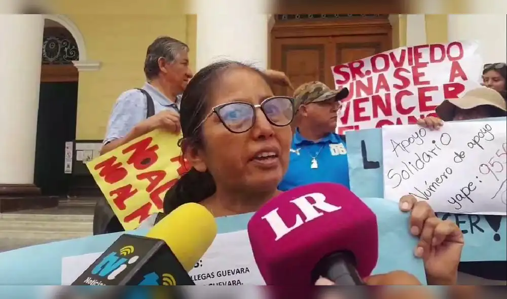 Ysabel Guevara Taco pide apoyo económico para el tratamiento de sus gemelos. Foto: Rosa Quincho/URPI-LR