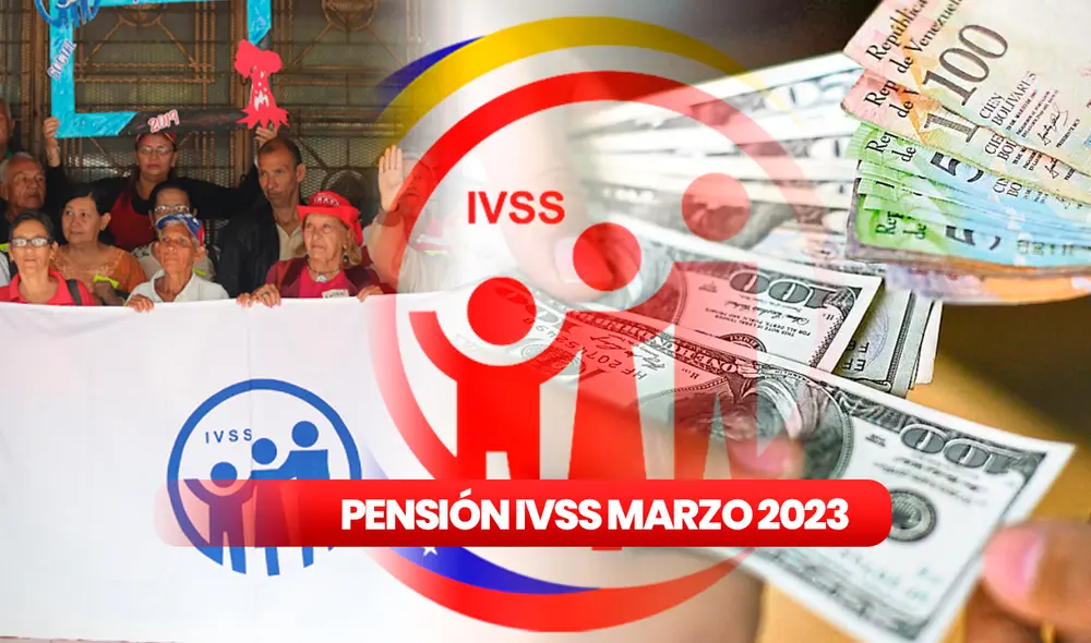 El pago del Instituto Venezolano de los Seguros Sociales inició el pago de la pensión de marzo. Foto:  @ivssoficial/ Twitter/ AFP/ Composición LR