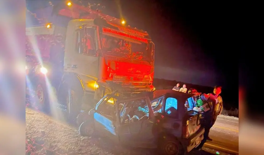 El accidente de tránsito conmocionó a la población. Foto: La Voz Piura