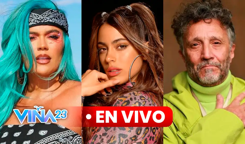 El Festival Viña del Mar 2023 tendrá a artistas de la talla de Karol G y Tini Stoessel. Foto: composición/Jazmín Ceras/Karol G/Tini Stoessel/Fito Páez/Facebook El Festival Viña del Mar 2023 tendrá a artistas de la talla de Karol G y Tini Stoessel. Foto: composición/Jazmín Ceras/Karol G/Tini Stoessel/Fito Páez/Facebook