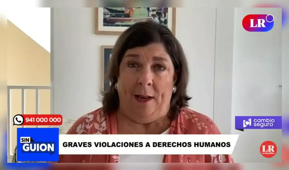 Rosa María Palacios en "Sin guion". Foto: LR+