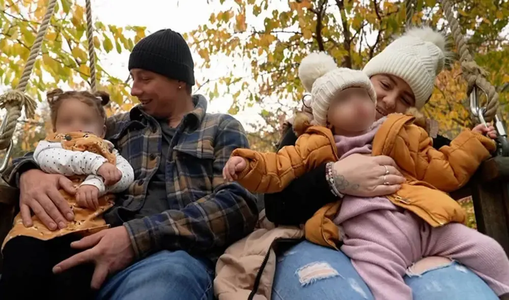 Nala y Teddi tienen el trastorno genético MLD, pero solo la menor podrá salvarse y llevar un tratamiento. Foto: familia Shaw/BBC Nala y Teddi tienen el trastorno genético MLD, pero solo la menor podrá salvarse y llevar un tratamiento. Foto: familia Shaw/BBC