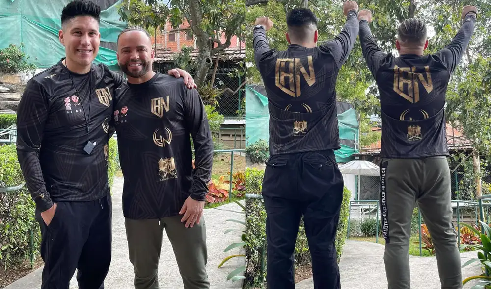 Chino y Nacho emocionaron a sus fanáticos al reencontrarse. Foto: composición LR/Instagram