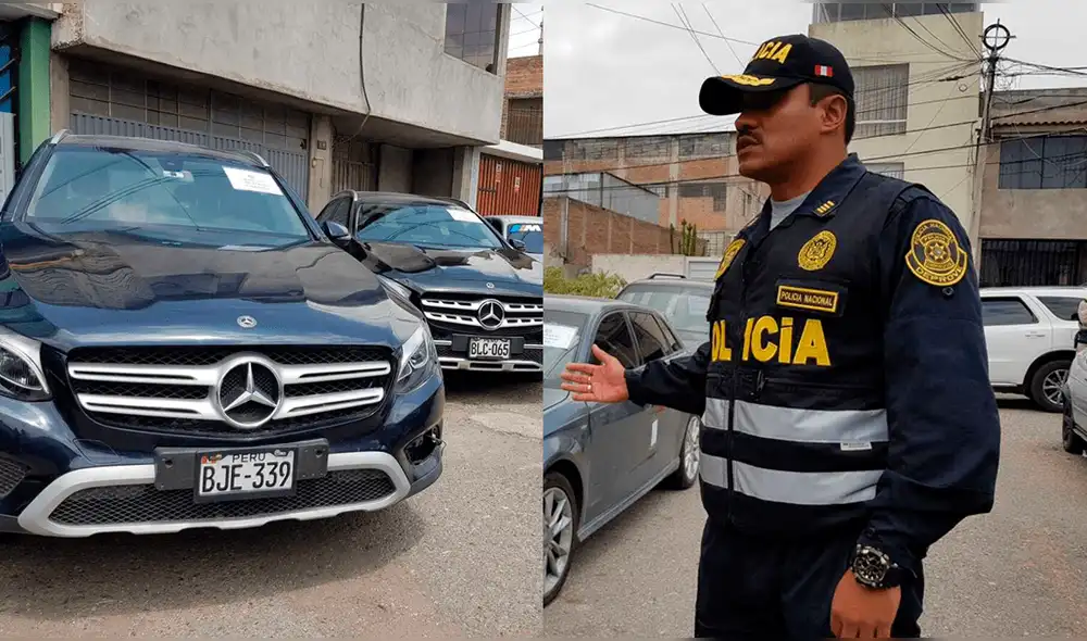 Policía de Arequipa recupera autos robados en Lima. Foto: Wilder Pari/URPI-LR.