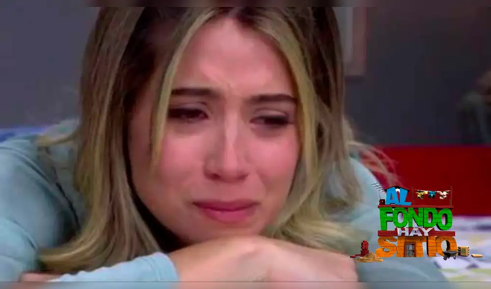 Alessia no pudo contener las lágrimas tras confesión. Foto: composición La República/América TV