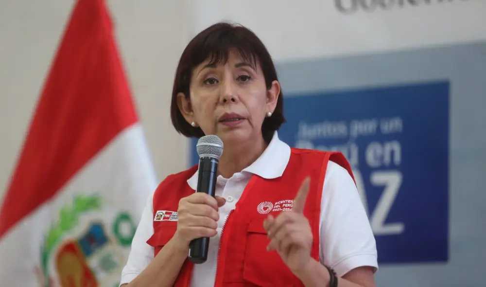 Nancy Tolentino pidió más apoyo a las autoridades en la lucha contra la violencia. Foto: Andina