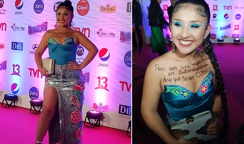 Warthon compite en Viña con su tema "Warmisitay". Foto: composición La República/Miriam Ñiquen