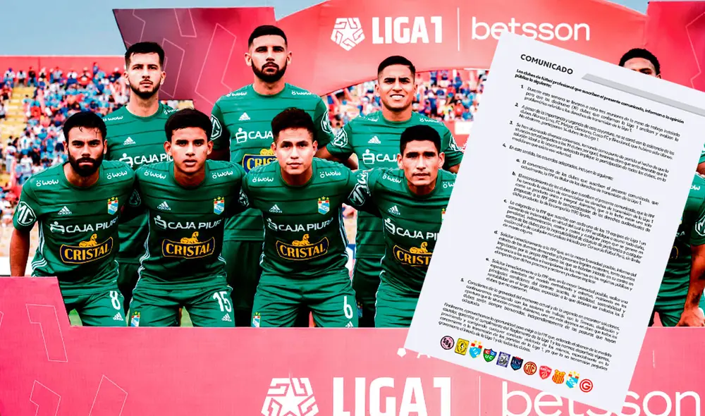 Sporting Cristal lidera el comunicado con los otros 10 clubes. Foto: GLR