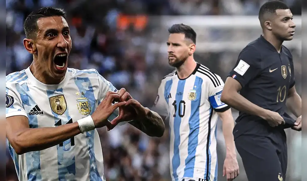 Ángel Di María y Lionel Messi vencieron a la Francia de Kylian Mbappé en la final del Mundial Qatar 2022. Foto: composición LR/Conmebol/AFP Ángel Di María y Lionel Messi vencieron a la Francia de Kylian Mbappé en la final del Mundial Qatar 2022. Foto: composición LR/Conmebol/AFP