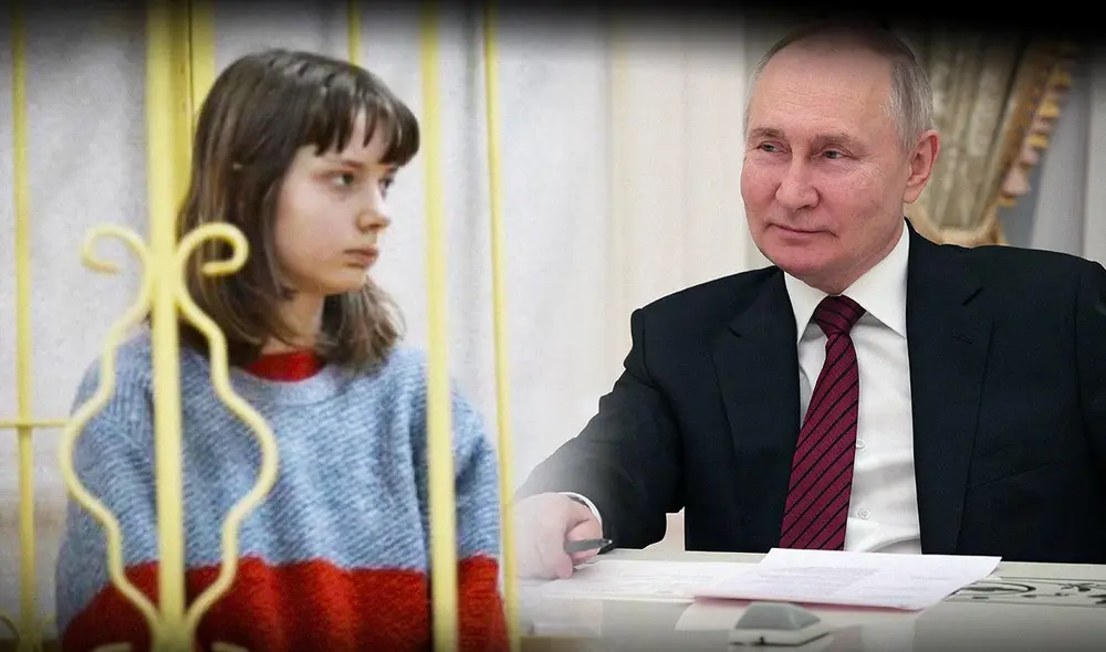 Olesya Krivtsova enfrenta 10 años por haber criticado la actitud del gobienro de Putin sobre la guerra en Ucrania. Foto: composición LR/Blick/AFP