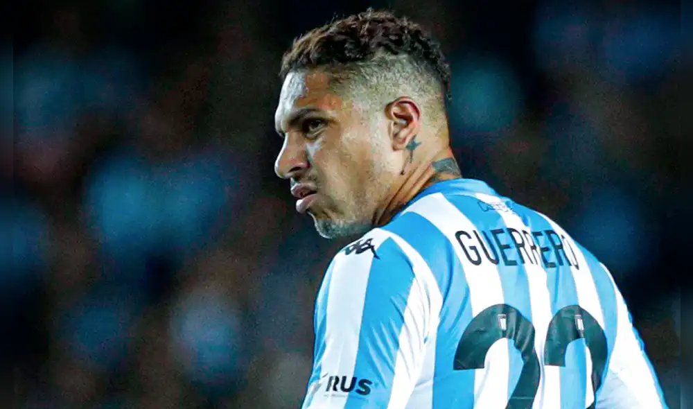 Paolo Guerrero registra su primera experiencia en el fútbol argentino. Foto: Racing Club Paolo Guerrero registra su primera experiencia en el fútbol argentino. Foto: Racing Club