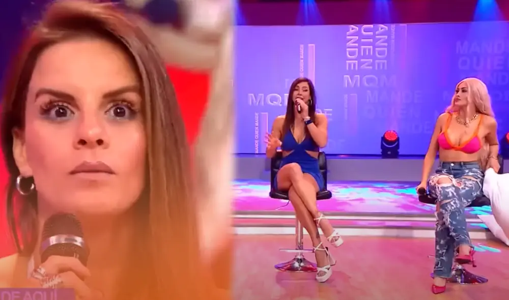 Las chicas reality se negaron a contestar incómoda pregunta en el programa "Mande quien mande". Composición LR/ captura canal de Youtube América Televisión Las chicas reality se negaron a contestar incómoda pregunta en el programa "Mande quien mande". Composición LR/ captura canal de Youtube América Televisión